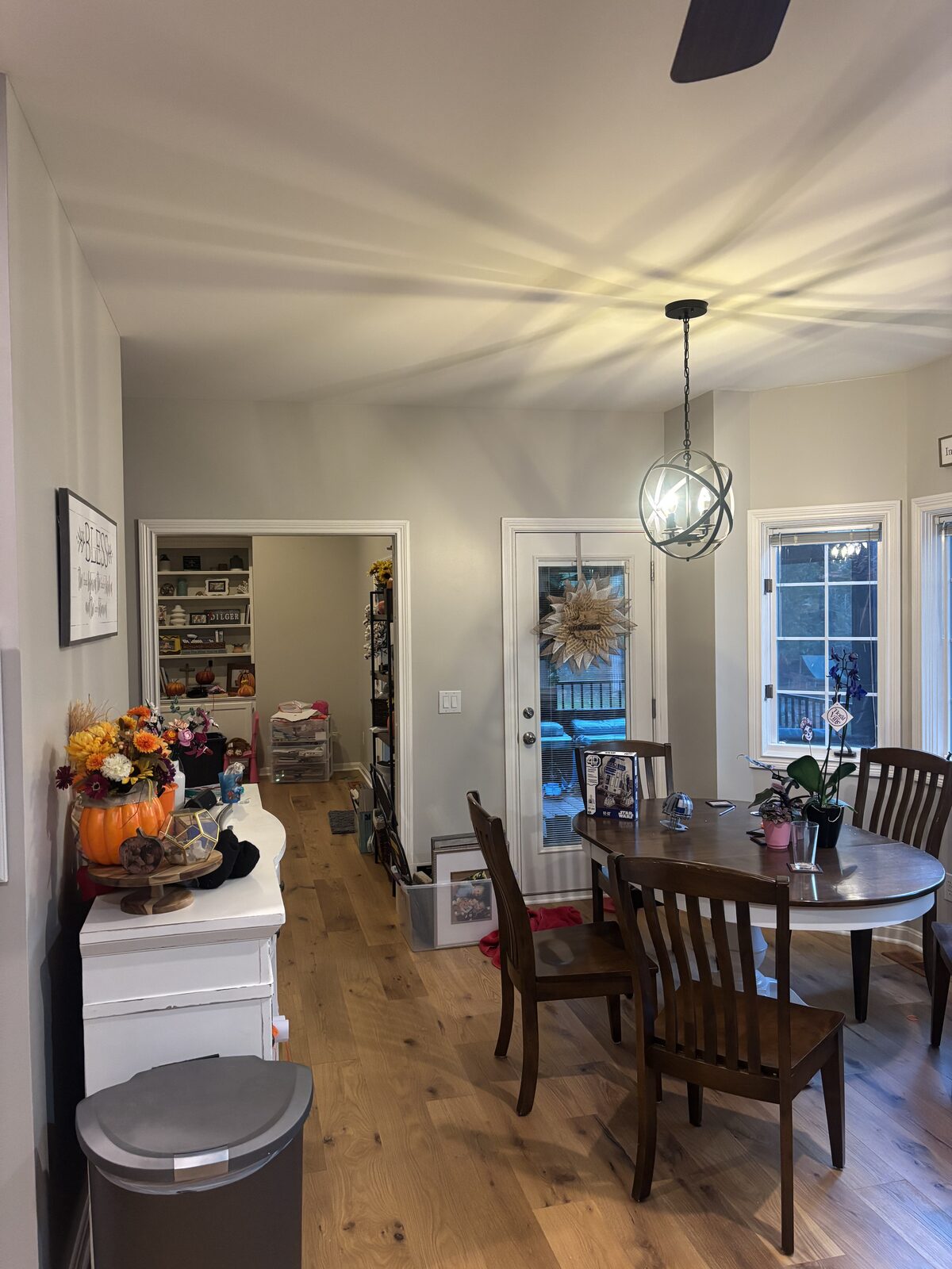 Breakfast nook after interior painting in Plum Lake, Sellersburg IN